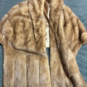 Mink Elegant Tan Fur Coat